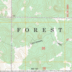 US Forest Service - Topo Farles Lake, FL FSTopo Legacy digital map