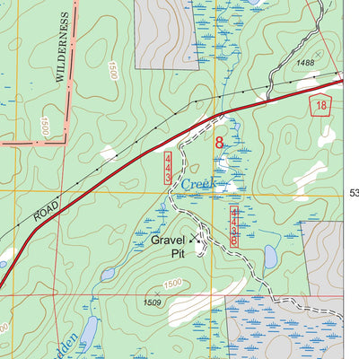 US Forest Service - Topo Farm Lake, MN FSTopo Legacy digital map