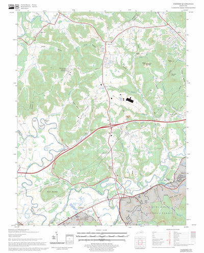 US Forest Service - Topo Farmers, KY FSTopo Legacy digital map