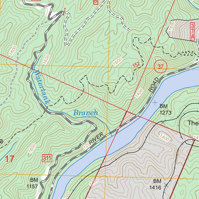 US Forest Service - Topo Farner, TN - NC FSTopo Legacy digital map