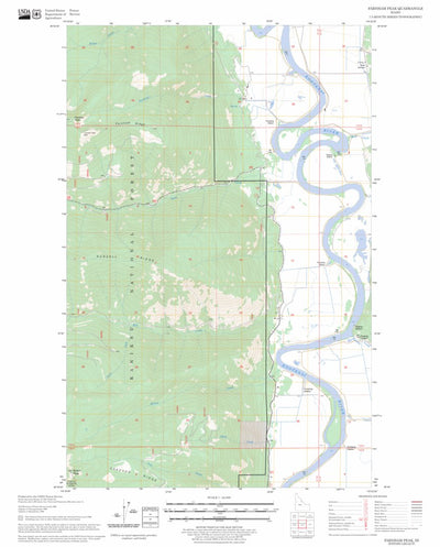 US Forest Service - Topo Farnham Peak, ID FSTopo Legacy digital map