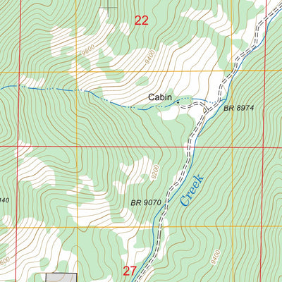 US Forest Service - Topo Farnum Peak, CO FSTopo Legacy digital map