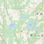 US Forest Service - Topo Fayette Lake, WY FSTopo Legacy digital map