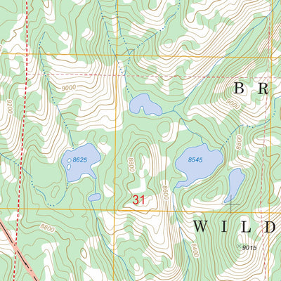 US Forest Service - Topo Fayette Lake, WY FSTopo Legacy digital map