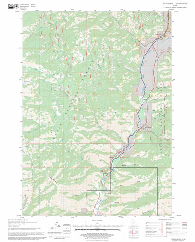 US Forest Service - Topo Featherville, ID FSTopo Legacy digital map