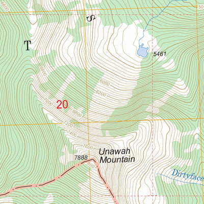 US Forest Service - Topo Felix Peak, MT FSTopo Legacy digital map
