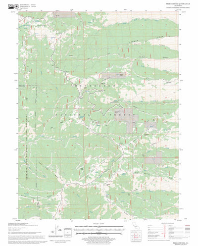 US Forest Service - Topo Felkner Hill, CA FSTopo Legacy digital map