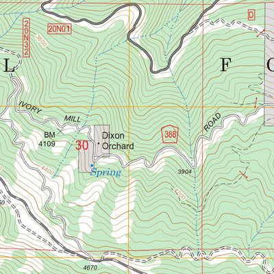 US Forest Service - Topo Felkner Hill, CA FSTopo Legacy digital map