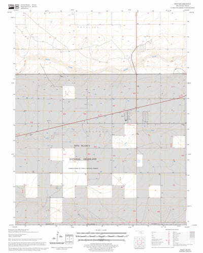 US Forest Service - Topo Felt, OK - TX FSTopo Legacy digital map