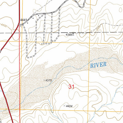 US Forest Service - Topo Felt, OK - TX FSTopo Legacy digital map
