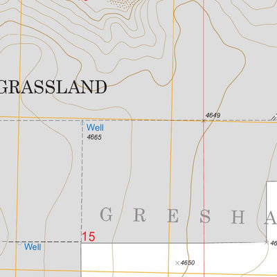 US Forest Service - Topo Felt SW, OK - TX FSTopo Legacy digital map
