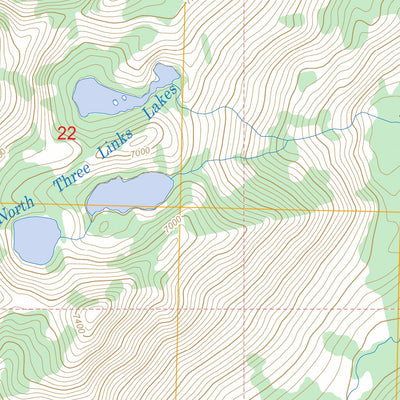 US Forest Service - Topo Fenn Mountain, ID FSTopo Legacy digital map