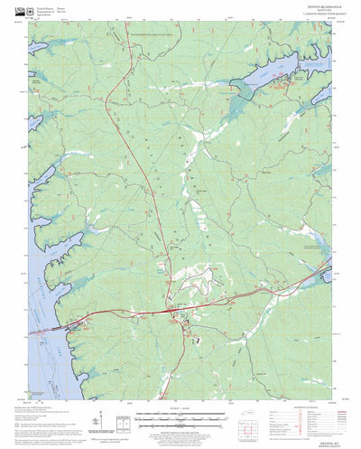 US Forest Service - Topo Fenton, KY FSTopo Legacy digital map