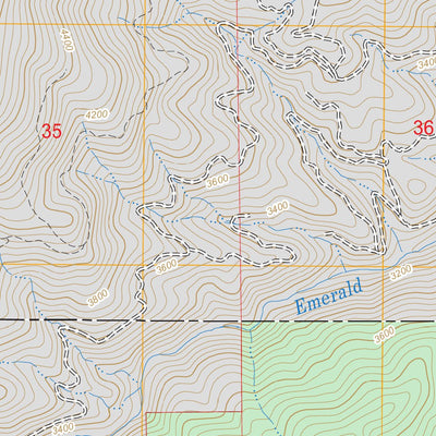 US Forest Service - Topo Fernwood, ID FSTopo Legacy digital map
