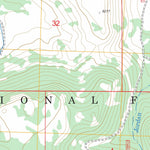 US Forest Service - Topo Ferris Creek, CA FSTopo Legacy digital map