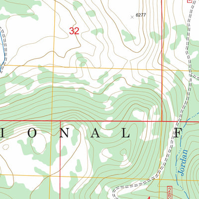 US Forest Service - Topo Ferris Creek, CA FSTopo Legacy digital map