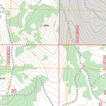 US Forest Service - Topo Ferris Creek, CA FSTopo Legacy digital map