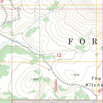 US Forest Service - Topo Ferron Canyon, UT FSTopo Legacy digital map