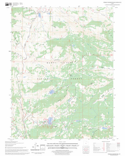 US Forest Service - Topo Ferron Reservoir, UT FSTopo Legacy digital map