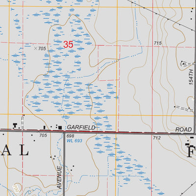 US Forest Service - Topo Ferry, MI FSTopo Legacy digital map