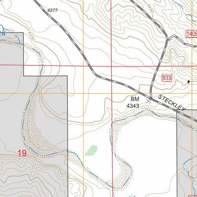 US Forest Service - Topo Fiddleback Ranch, WY FSTopo Legacy digital map
