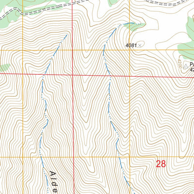 US Forest Service - Topo Fields Spring, WA FSTopo Legacy digital map