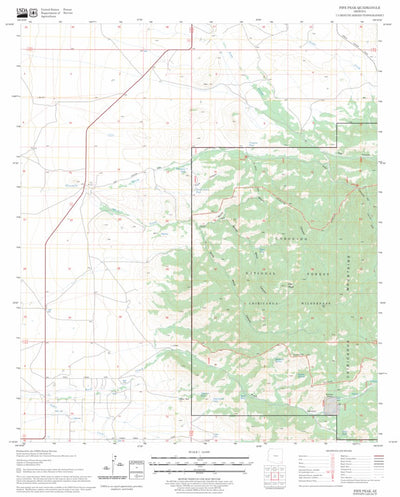 US Forest Service - Topo Fife Peak, AZ FSTopo Legacy digital map
