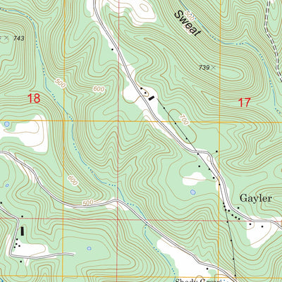 US Forest Service - Topo Fiftysix, AR FSTopo Legacy digital map