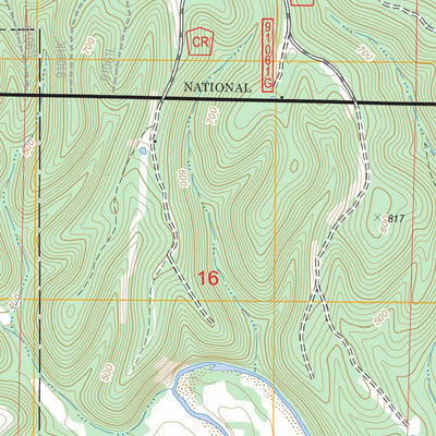 US Forest Service - Topo Fiftysix, AR FSTopo Legacy digital map