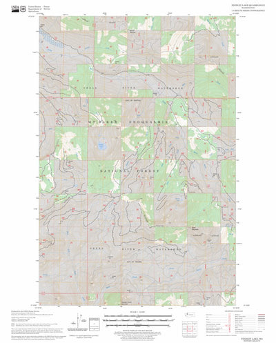 US Forest Service - Topo Findley Lake, WA FSTopo Legacy digital map