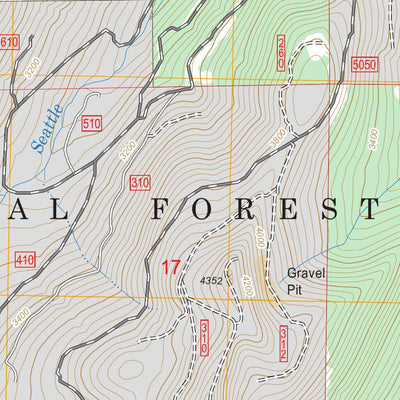 US Forest Service - Topo Findley Lake, WA FSTopo Legacy digital map