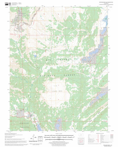 US Forest Service - Topo Finger Mesa, CO FSTopo Legacy digital map