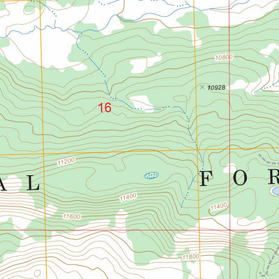 US Forest Service - Topo Finger Mesa, CO FSTopo Legacy digital map