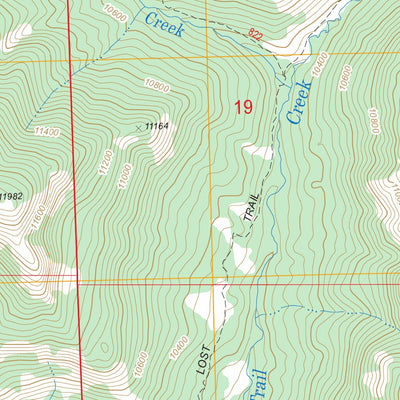 US Forest Service - Topo Finger Mesa, CO FSTopo Legacy digital map