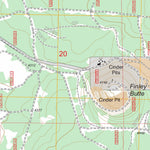 US Forest Service - Topo Finley Butte, OR FSTopo Legacy digital map
