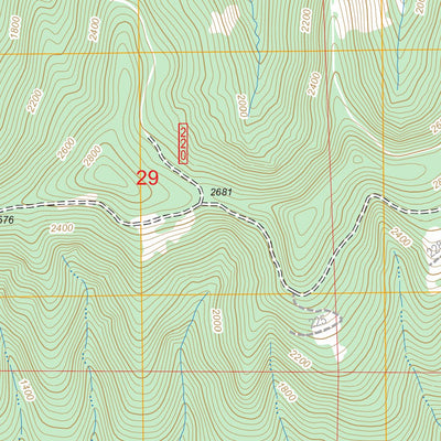 US Forest Service - Topo Finley Creek, WA FSTopo Legacy digital map