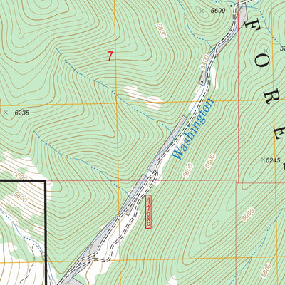 US Forest Service - Topo Finn, MT FSTopo Legacy digital map