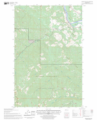 US Forest Service - Topo Finney Peak, WA FSTopo Legacy digital map