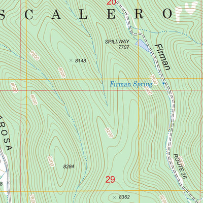 US Forest Service - Topo Firman Canyon, NM FSTopo Legacy digital map