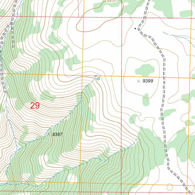 US Forest Service - Topo Fish Creek, CO FSTopo Legacy digital map