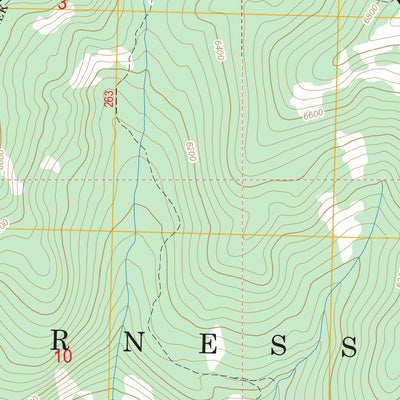 US Forest Service - Topo Fish Lake, ID FSTopo Legacy digital map