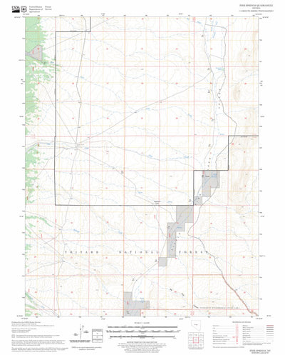 US Forest Service - Topo Fish Springs, NV FSTopo Legacy digital map