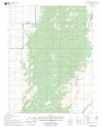 US Forest Service - Topo Fish Springs SE, NV FSTopo Legacy digital map
