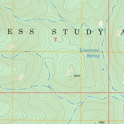US Forest Service - Topo Fish Springs SE, NV FSTopo Legacy digital map