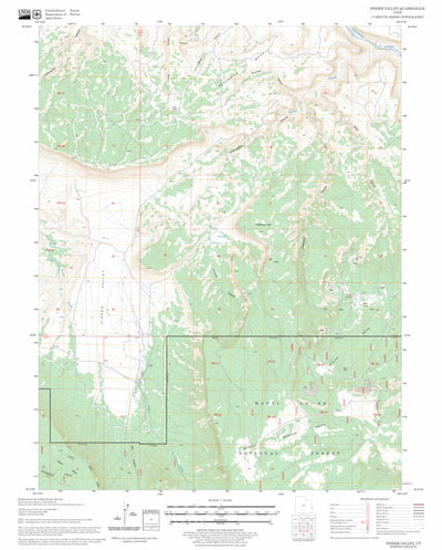 US Forest Service - Topo Fisher Valley, UT FSTopo Legacy digital map