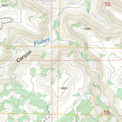 US Forest Service - Topo Fisher Valley, UT FSTopo Legacy digital map