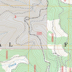 US Forest Service - Topo Fishhook Creek, ID FSTopo Legacy digital map