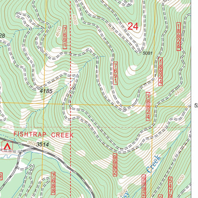 US Forest Service - Topo Fishtrap Lake, MT FSTopo Legacy digital map