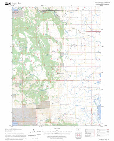 US Forest Service - Topo Fitzwater Point, OR FSTopo Legacy digital map