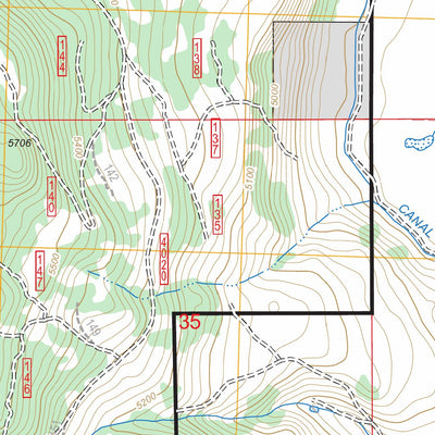 US Forest Service - Topo Fitzwater Point, OR FSTopo Legacy digital map